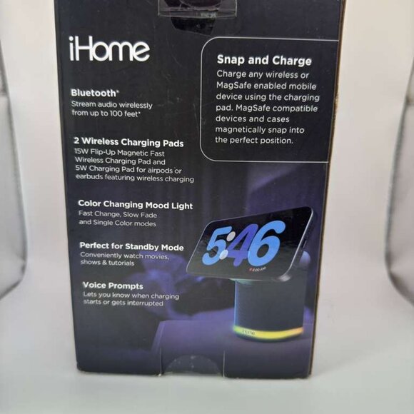 iHome Power Tower Dual Charging Bluetooth Speaker – Wireless + USB Charging –NEW - Picture 2 of 2